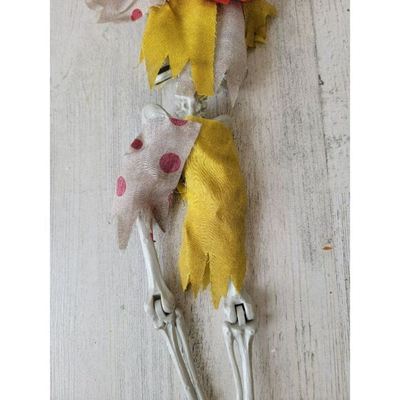 Paper magic 2010 hanging Halloween skeleton clown AS IS prop Decor home scary - Picture 8 of 10
